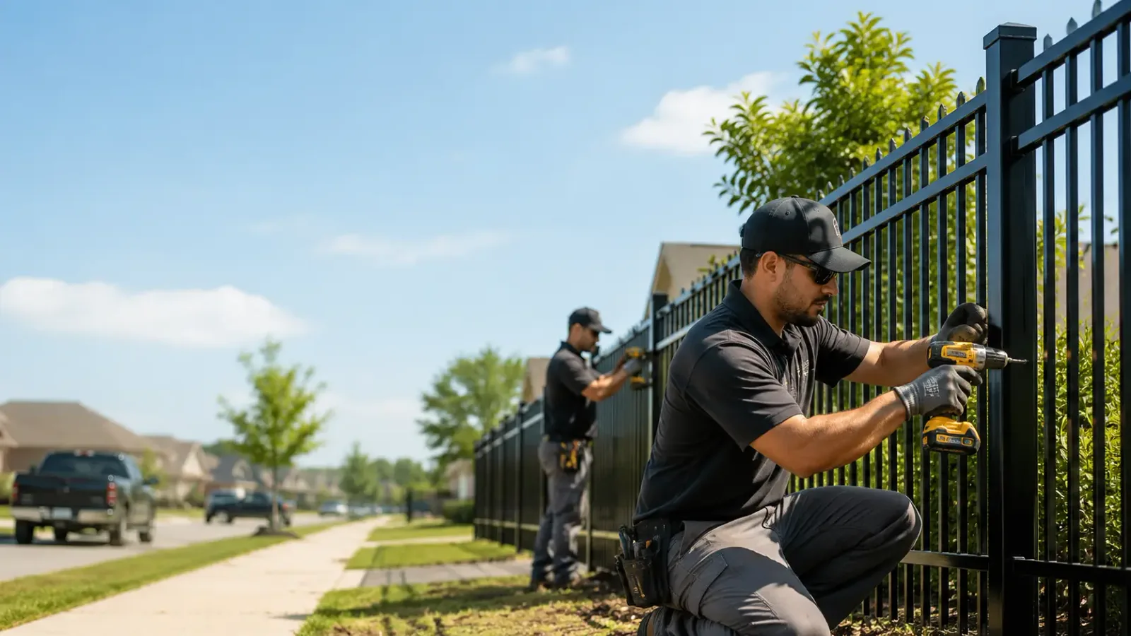 Metal Fence Installation in Howard, OH